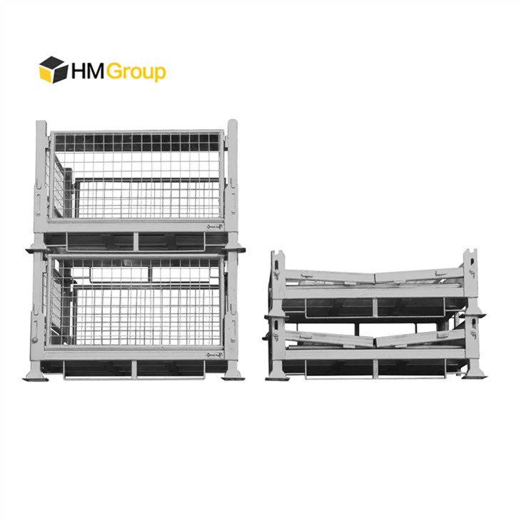 collapsible pallet cage