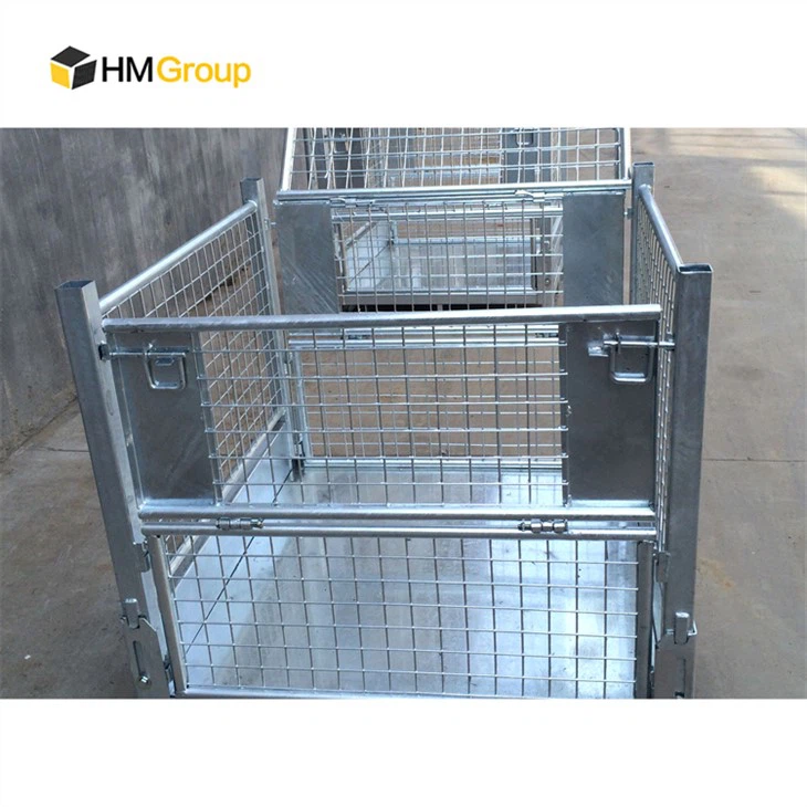 Heavy duty pallet cage